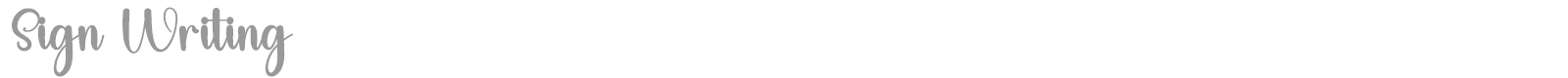 Sign Writing font preview